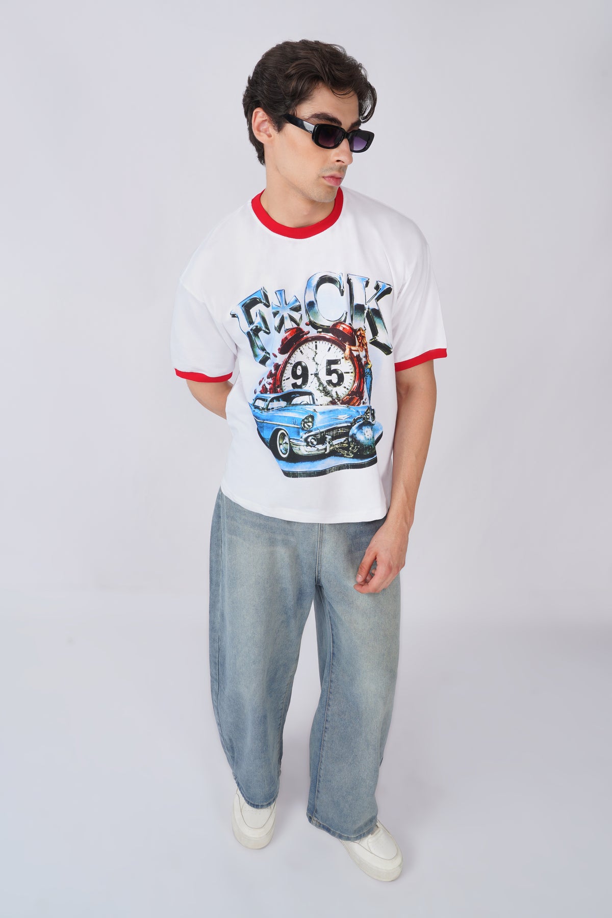 F*ck 9 - 5 Oversize Tee