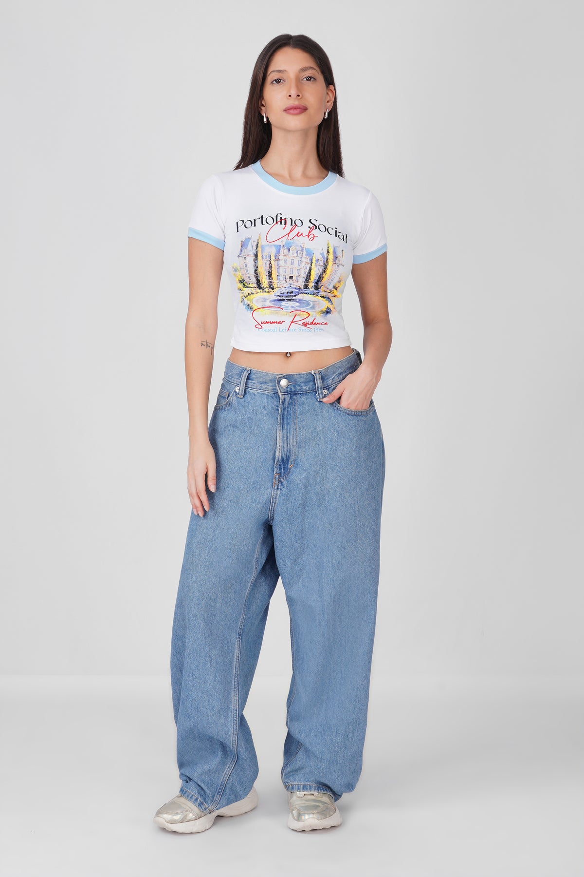 Portofino Social Club Baby Tee