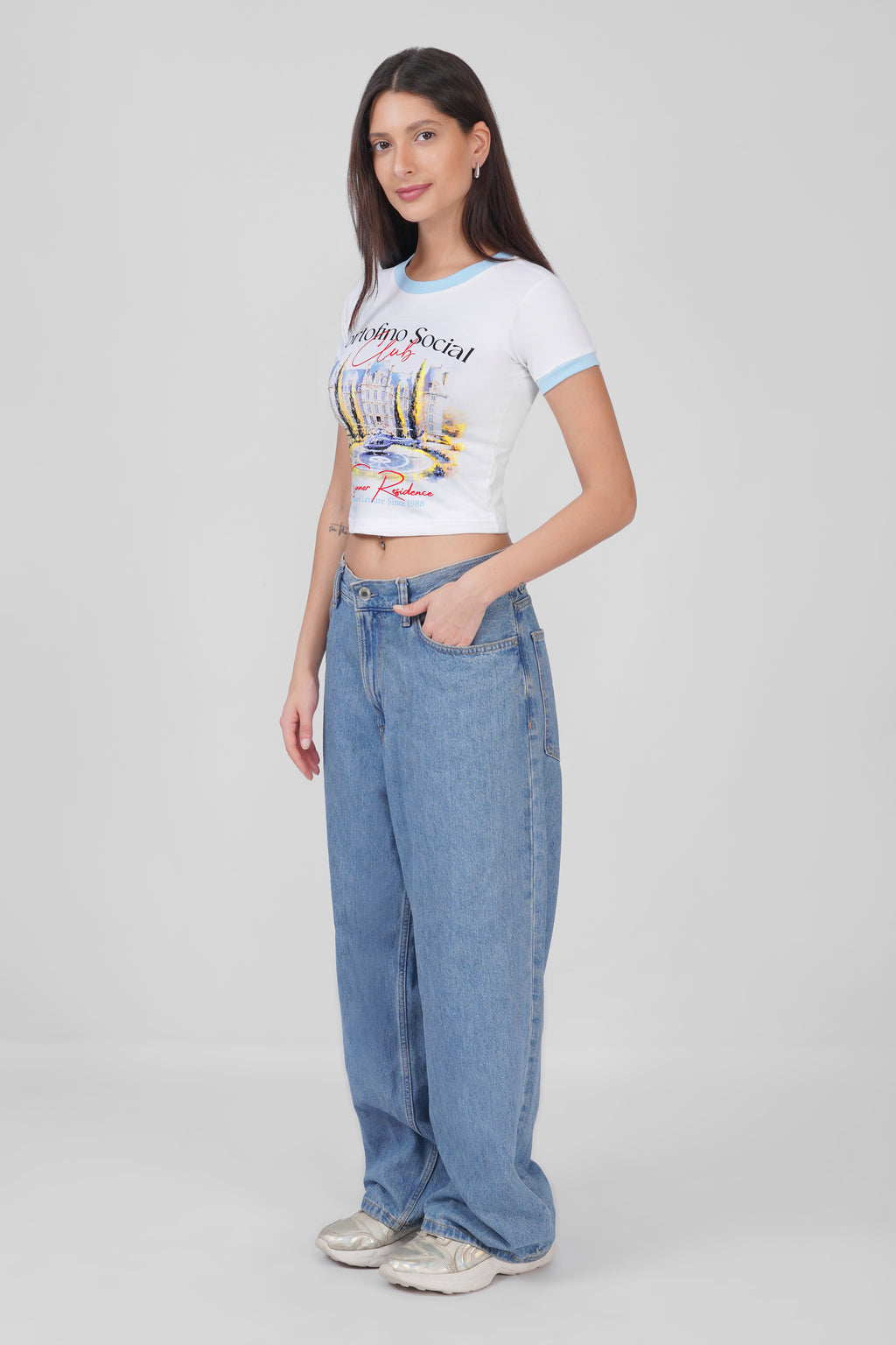 Portofino Social Club Baby Tee