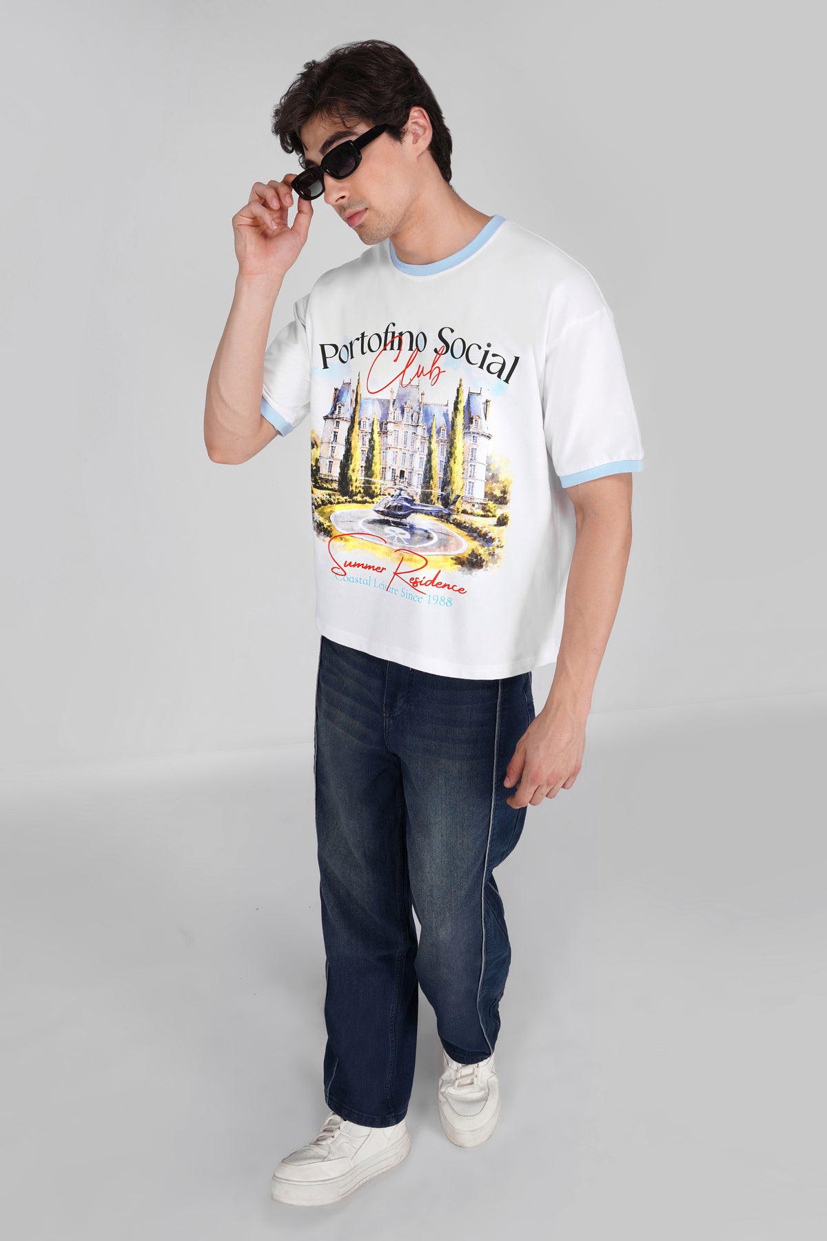 Portofino Social Club Oversize Tee