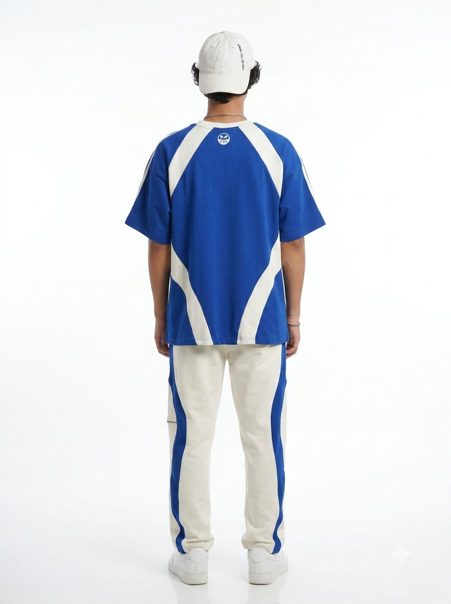 Static Blue Panel Co-ord Set
