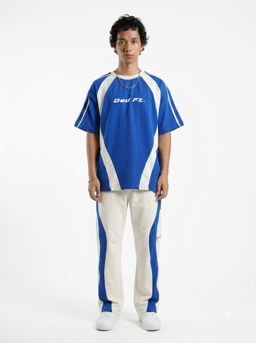 Static Blue Panel Co-ord Set