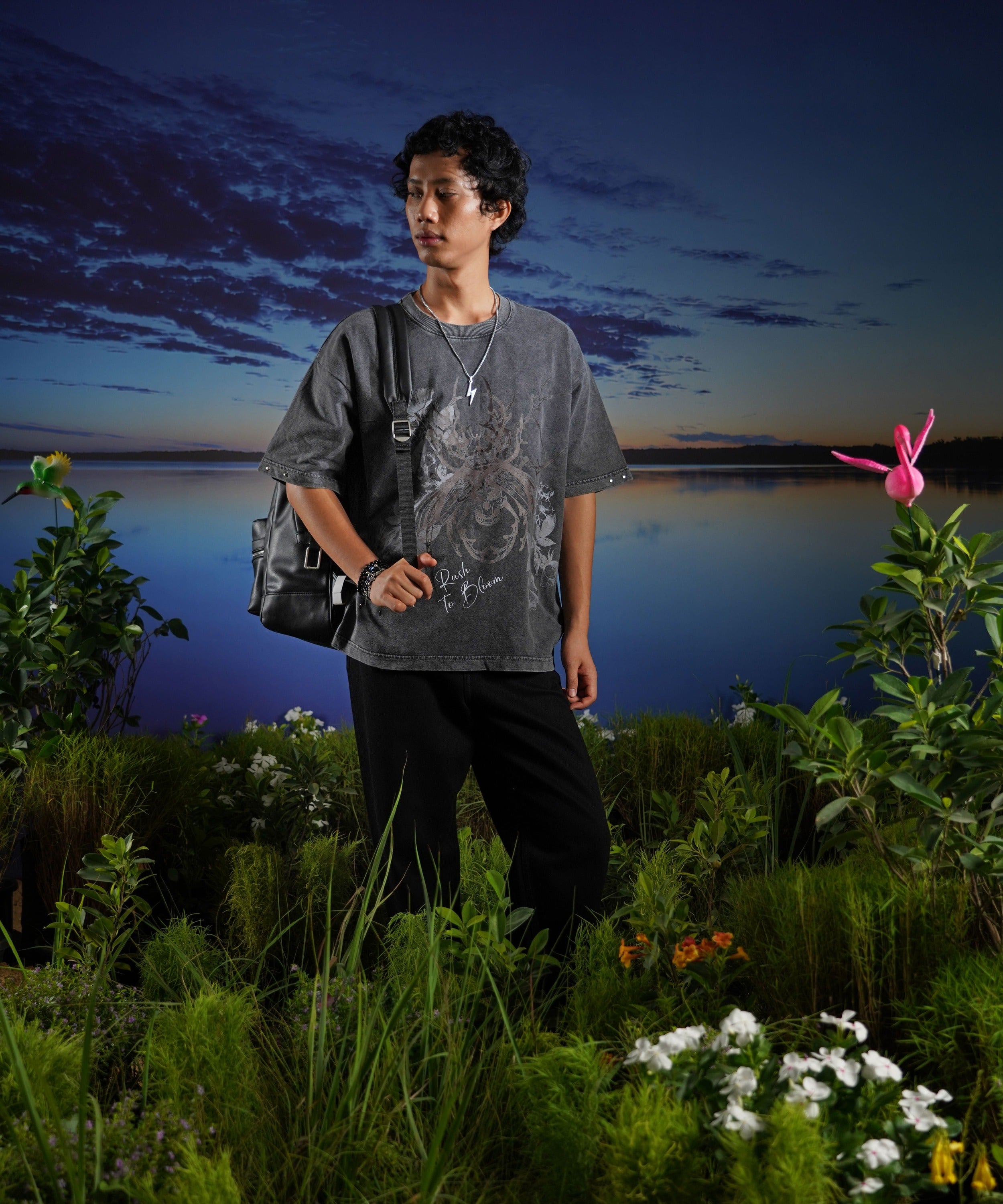 Dead Bloom Mineral Wash T shirt