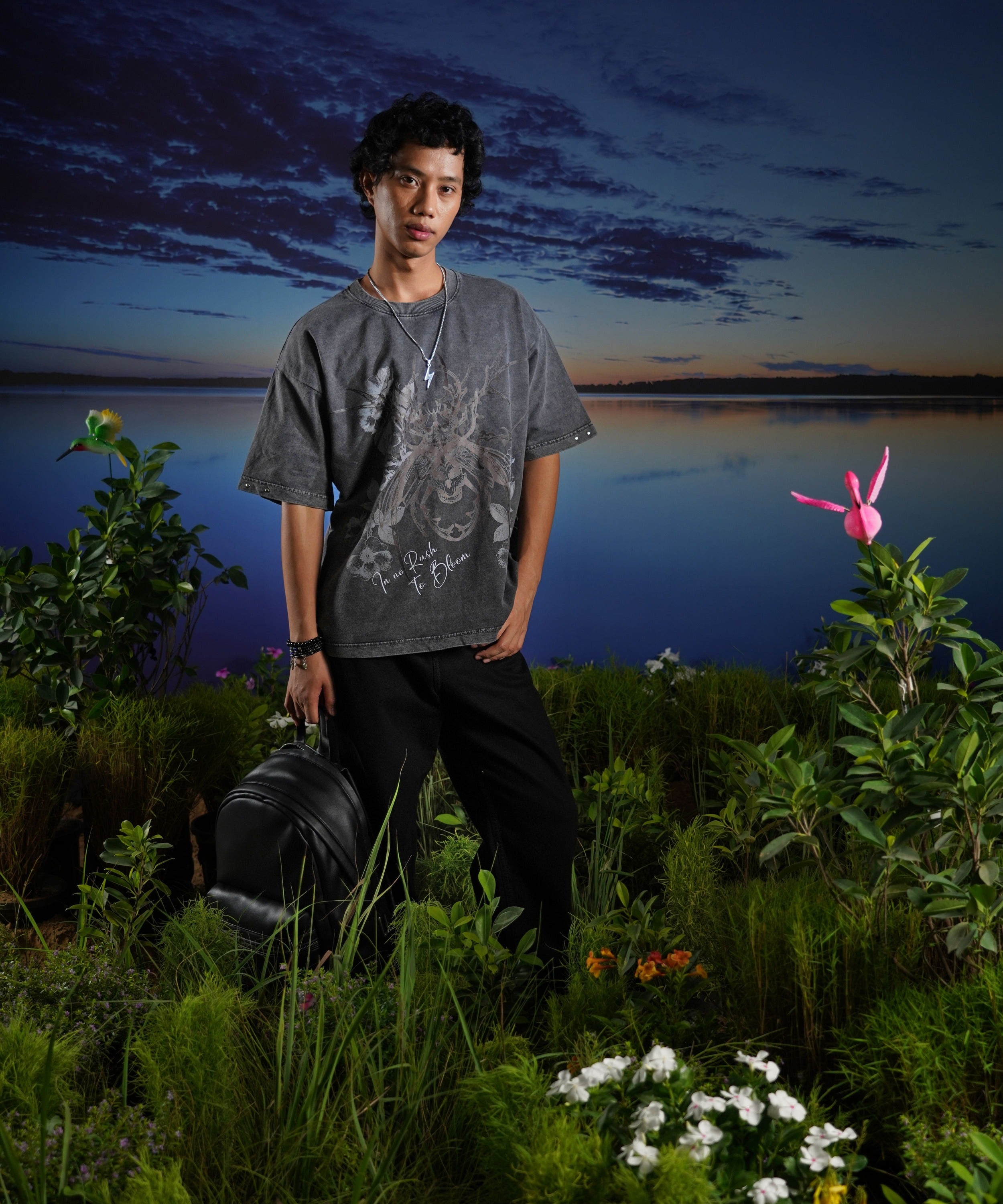 Dead Bloom Mineral Wash T shirt