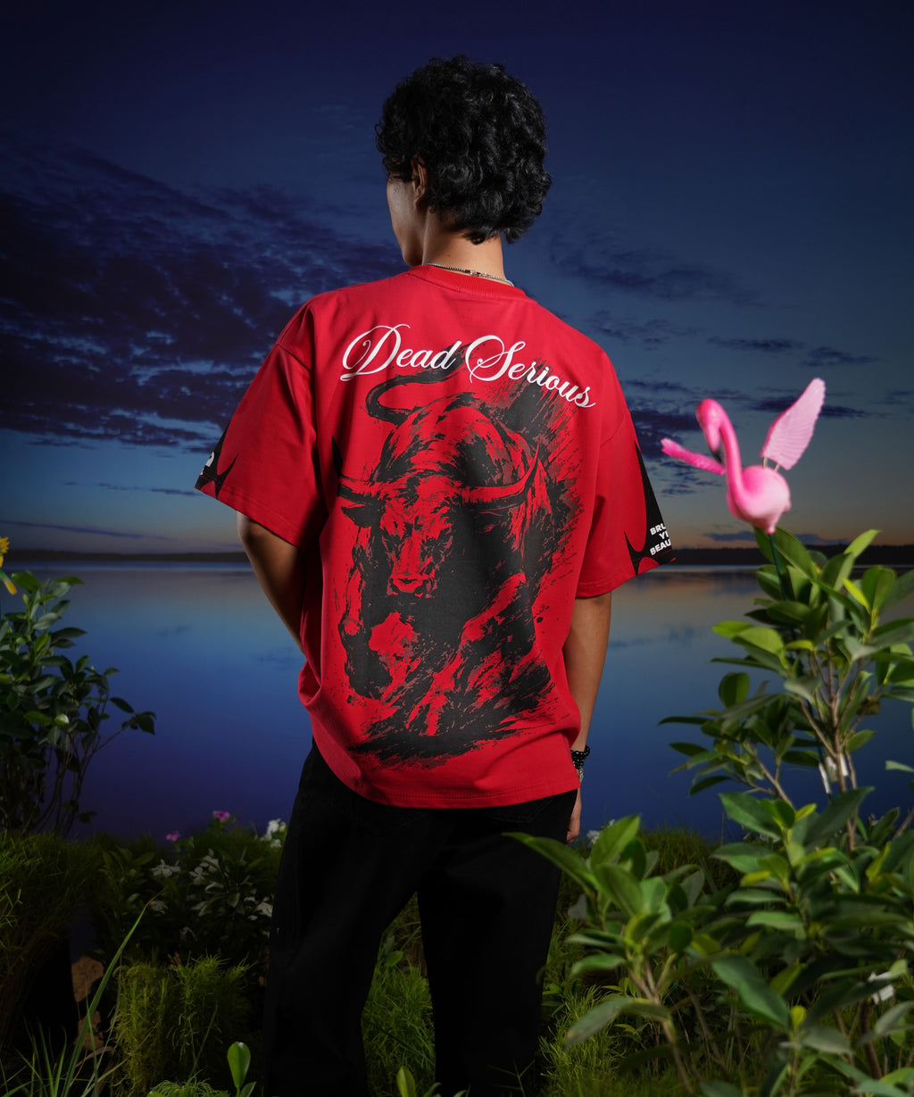 Dead serious Bull T-shirt