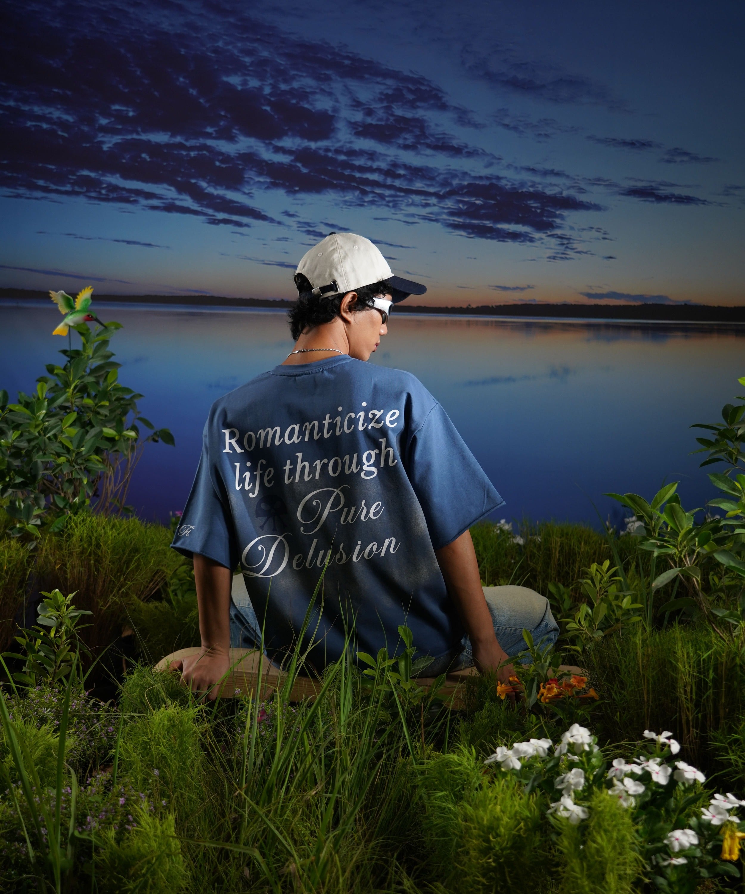 Delulu Dreams Cropped Graphic T-shirt