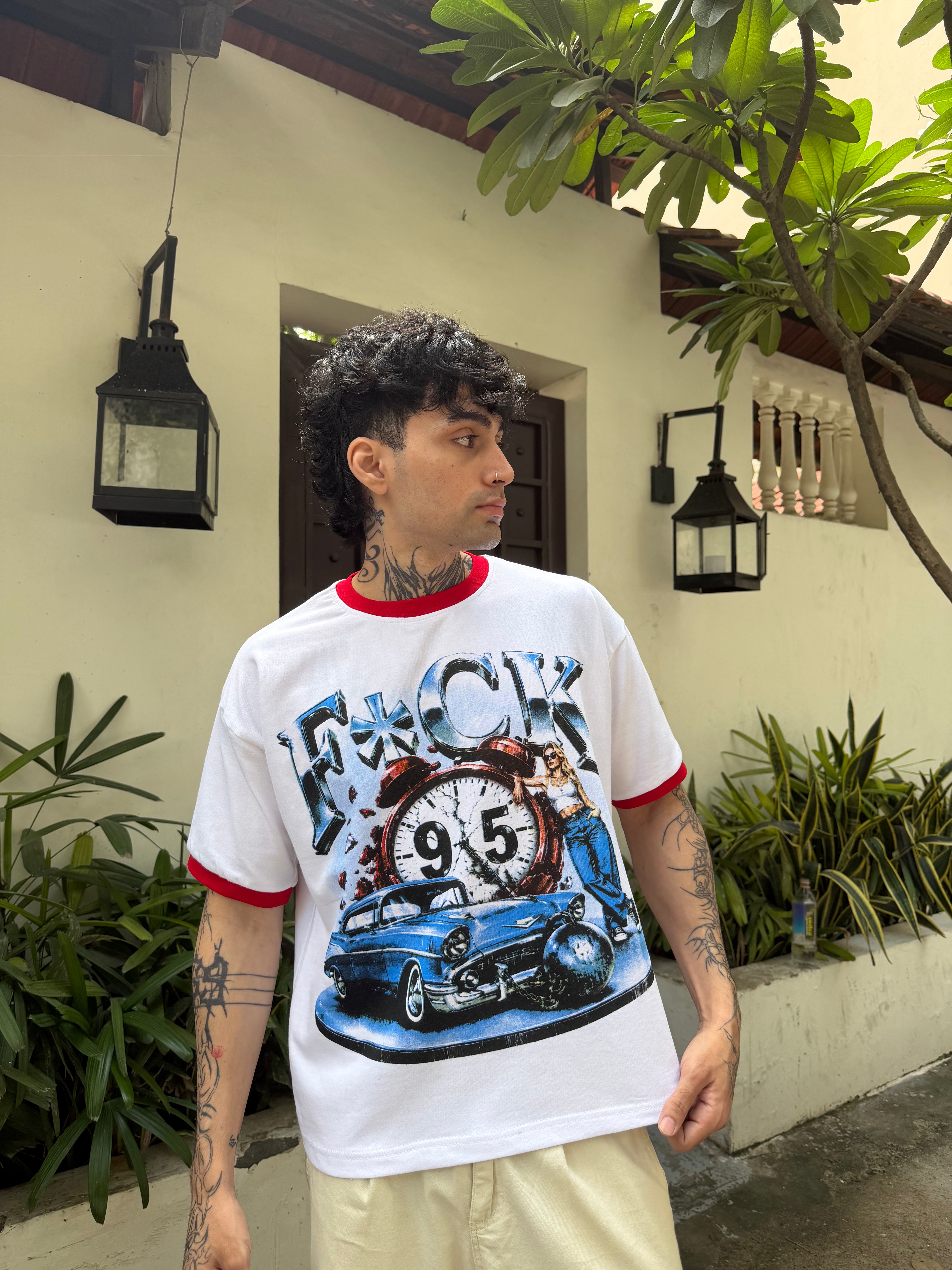 F*ck 9 - 5 Oversize Tee