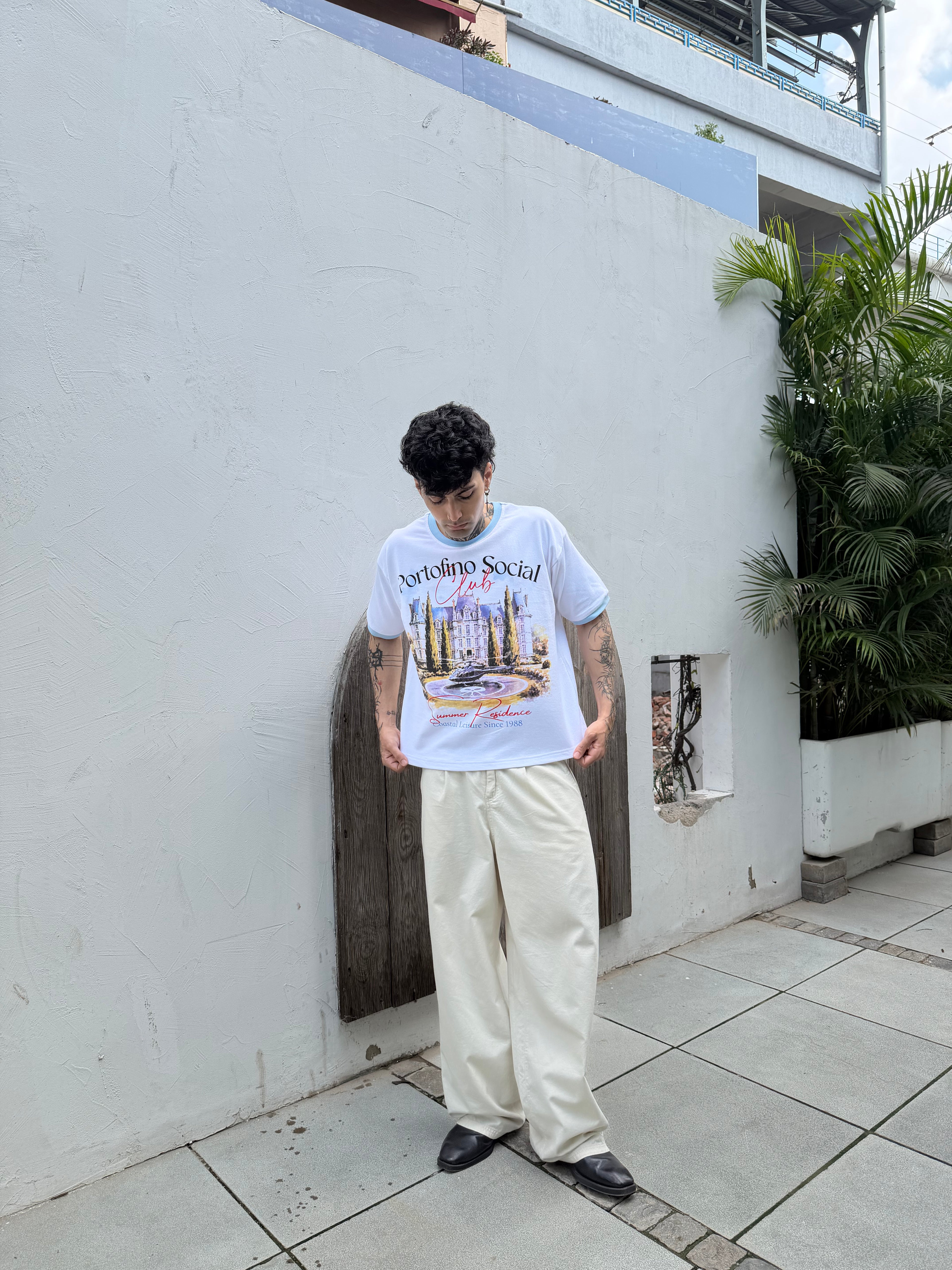 Portofino Social Club Oversize Tee