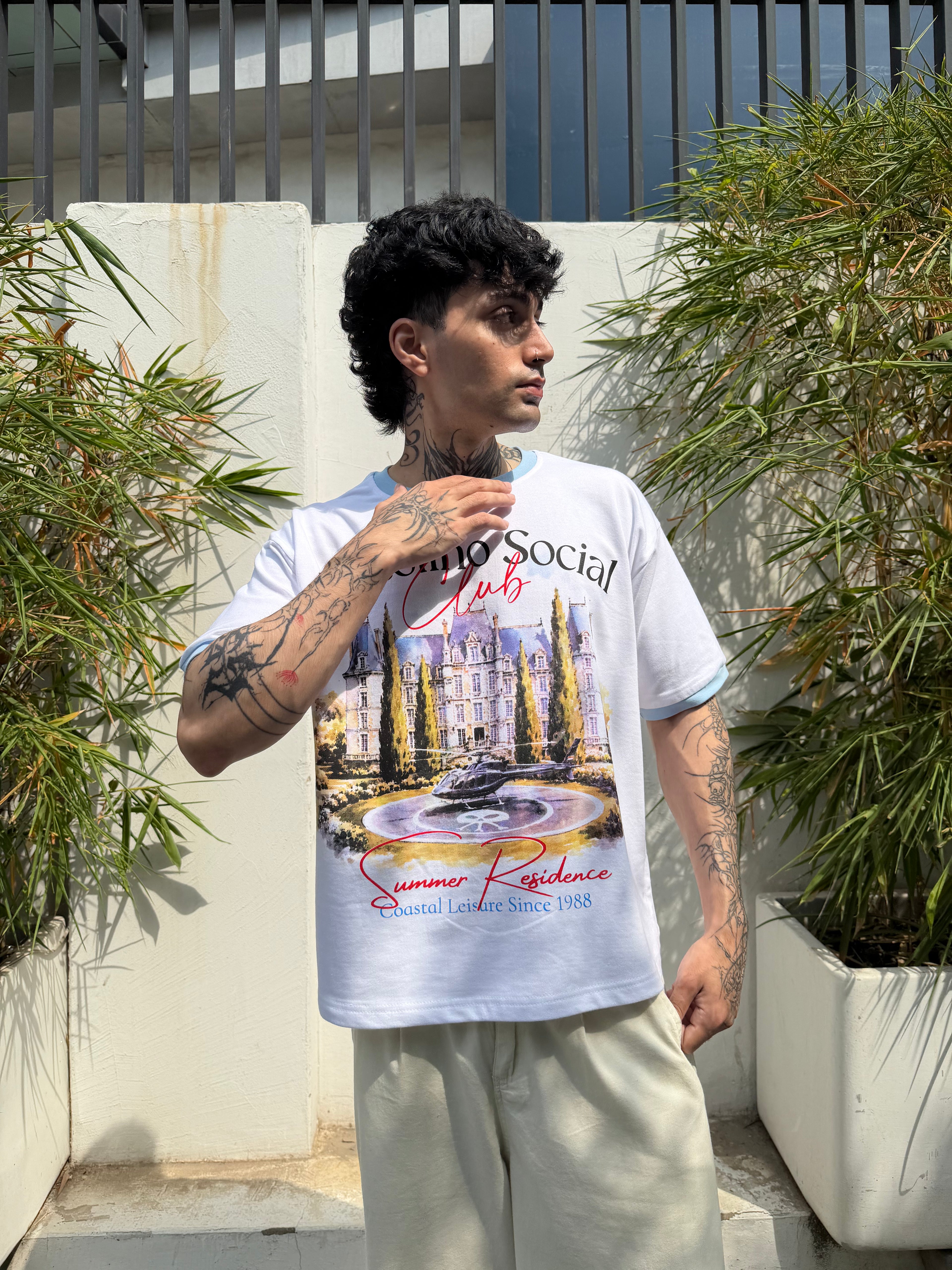 Portofino Social Club Oversize Tee