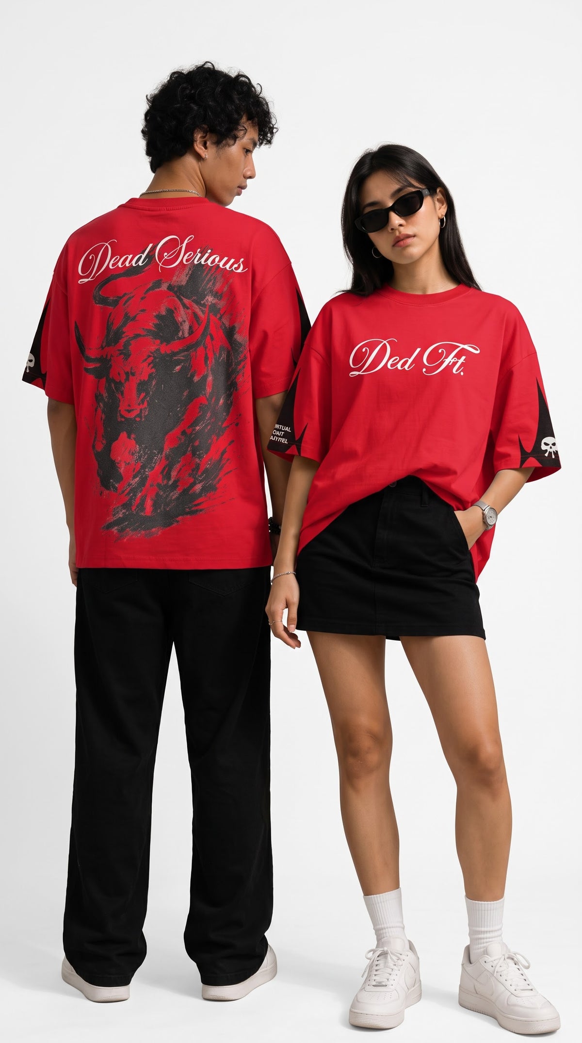 Dead serious Bull T-shirt