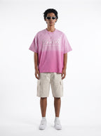 Love Red Flag Pink Ombre T shirt