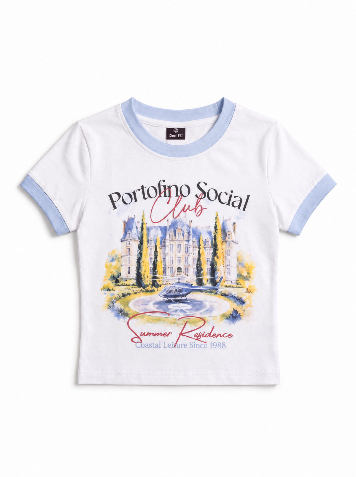 Portofino Social Club Baby Tee